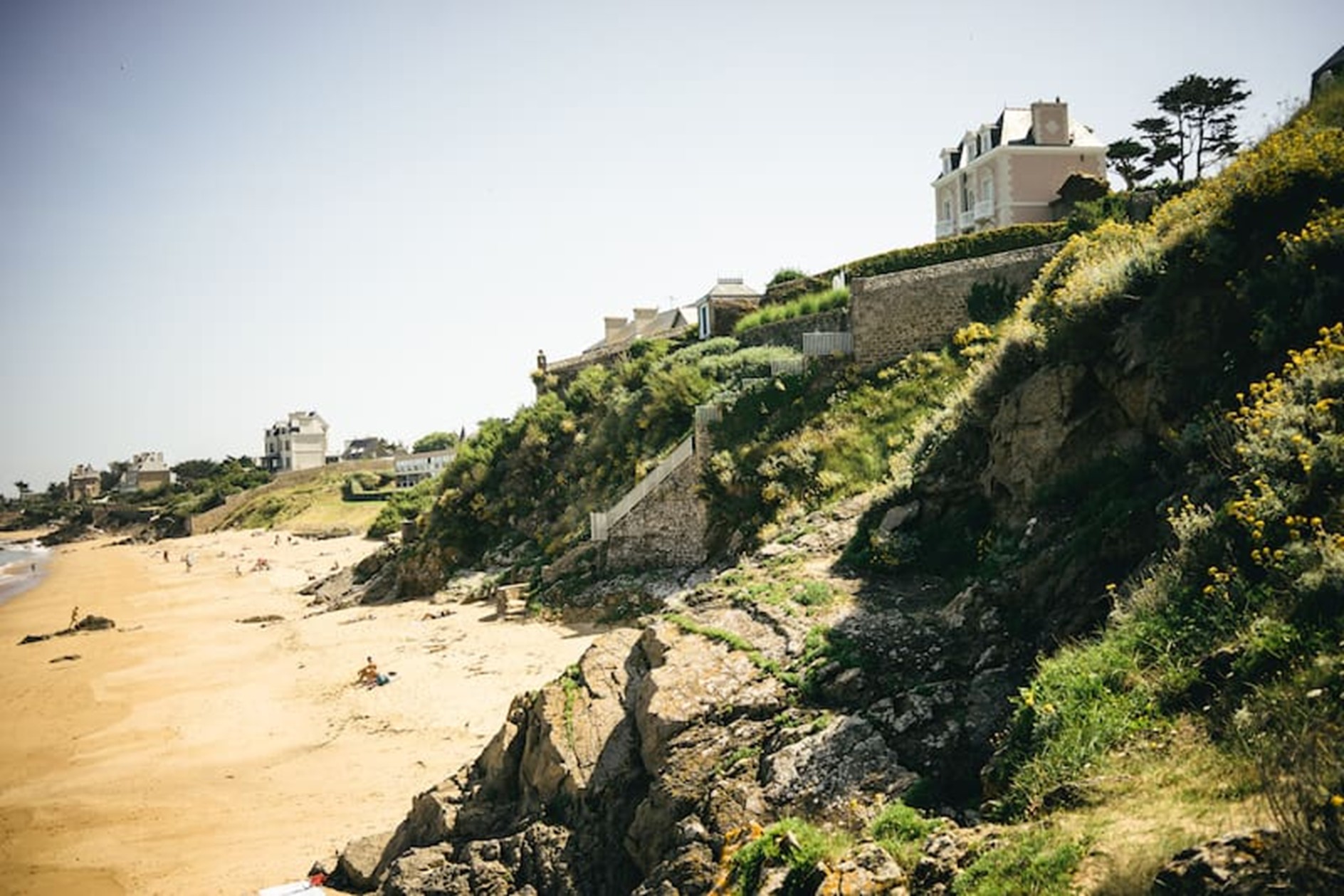 Photo falaise des Nielles . (Quentin Bonadé Vernault/Libération)